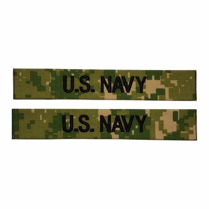 Navy Name Tape NWU Woodland Type-III
